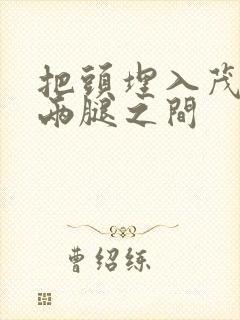 把头埋入茂密的两腿之间