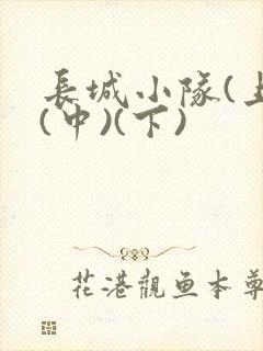 长城小队(上)(中)(下)