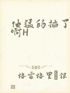 他猛的插了进去啊H