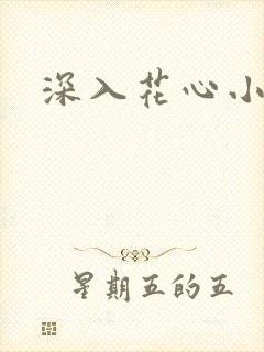 深入花心小说
