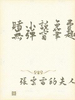 赌小说免费阅读无弹窗笔趣阁