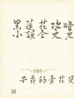 黑莲花攻略手册小说全文免费阅读笔趣阁