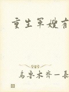 重生军嫂有空间