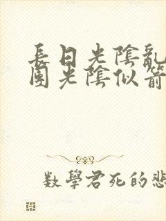 长日光阴乱作一团光阴似箭无弹窗