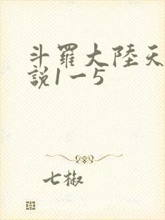 斗罗大陆天狂传说1一5