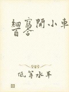 细写开小车车的百合