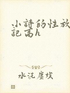 小诗的性放荡日记高h