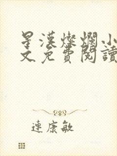 星汉灿烂小说全文免费阅读