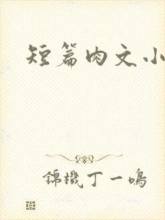 短篇肉文小说