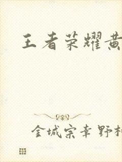 王者荣耀黄化网