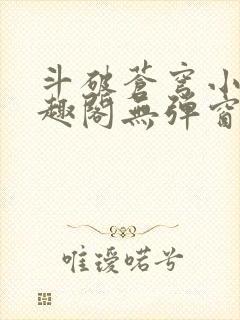 斗破苍穹小说笔趣阁无弹窗