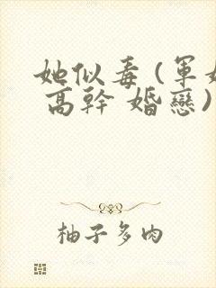 她似毒 (军婚 高干 婚恋)完结