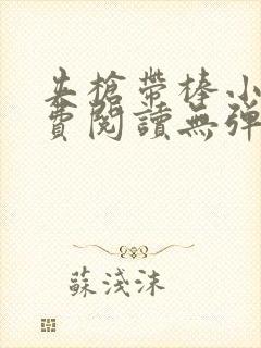 夹枪带棒小说免费阅读无弹窗笔趣