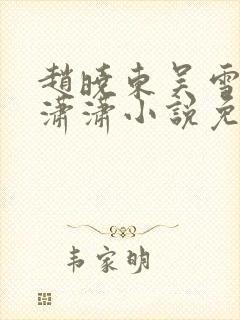 赵晓东吴雪晴王潇潇小说免费阅读