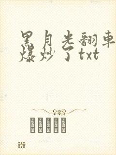 黑月光翻车后被爆炒了txt