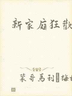 新家庭狂欢小说
