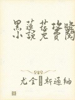 黑莲花攻略手册小说免费阅读