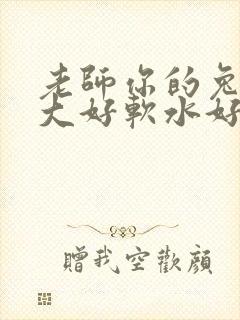 老师你的兔子好大好软水好多