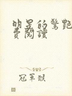 明星的惊艳史免费阅读