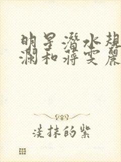 明星潜水规则杨澜和蒋雯丽