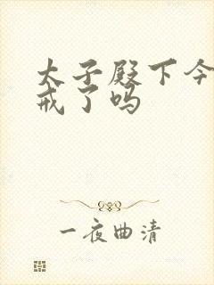 太子殿下今天破戒了吗