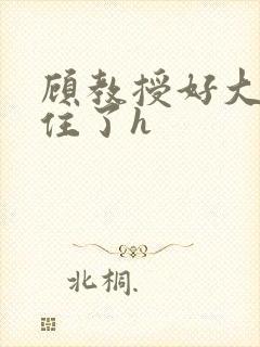 顾教授好大含不住了h