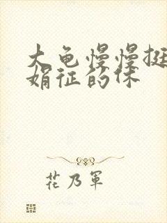 大龟慢慢挺进张娟征的休