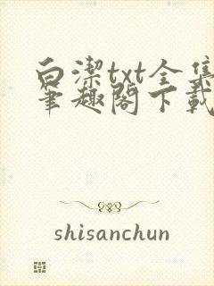 白洁txt全集笔趣阁下载