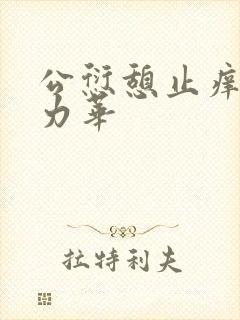公愆憩止痒古悦力华
