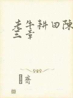 老牛耕田陈雪第三章