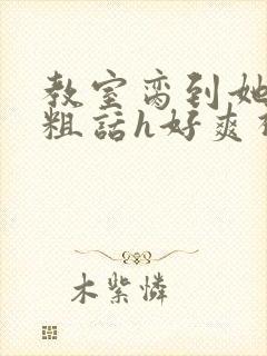 教室脔到她哭h粗话h好爽视频