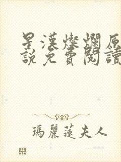 星汉灿烂原著小说免费阅读