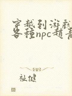 穿越到游戏里和各种npc赵青蔓