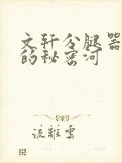 文轩分腿器河马的秘密河
