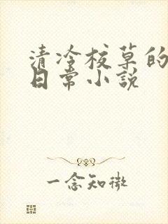 清冷校草的堕落日常小说