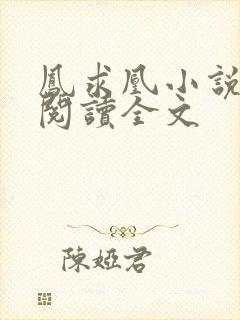 凤求凰小说免费阅读全文