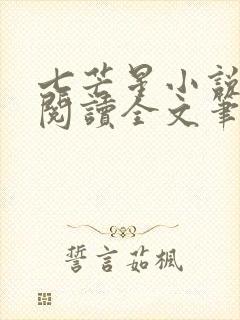 七芒星小说免费阅读全文笔趣阁