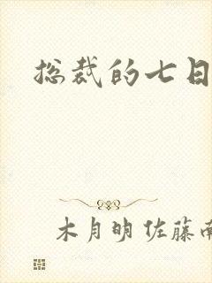 总裁的七日索情