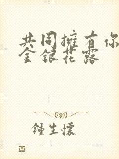 共同拥有你by金银花露