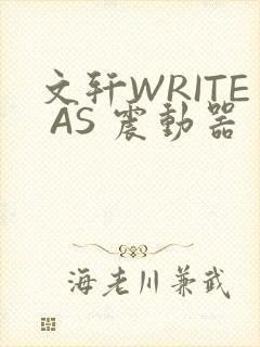 文轩WRITE AS 震动器