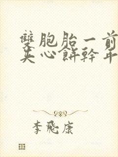 双胞胎一前一后夹心饼干年下