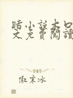 赌小说木口银全文免费阅读笔趣阁