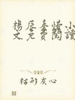 杨辰秦惜小说全文免费阅读最新