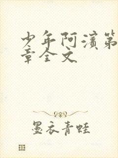 少年阿滨第13章全文