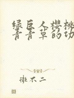 绿巨人樱桃荔枝青青草的功效