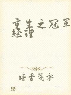 重生之冠军篮球经理