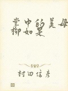 掌中的美母版主柳如是