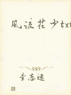 风流花少txt