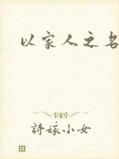 以家人之名小说