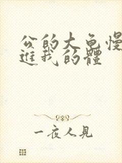 公的大龟慢慢挺进我的体